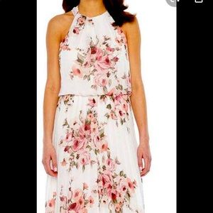Premier Amour white floral maxi dress